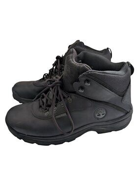 Timberland White Ledge Waterproof Hiking Boots Black Leather Mens 12W Gorpcore